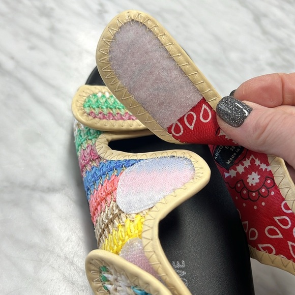 Arizona Love Apache Raffia Multicolor Sandal Size 38/8 - Picture 10 of 14